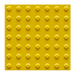 Marcaj Tactil (stop) Pentru Nevazatori, 40x40cm, Premium