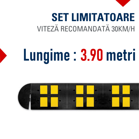 SET Limitatoare de Viteza, continut set: 7x 12110, 2x 12111, Lungime 3.90m
