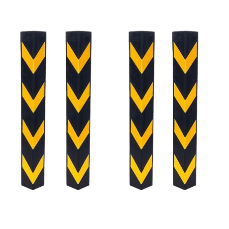 Coltare Perete Protectie Parcare Reflectorizant, 10x80cm, Set 4 buc.