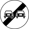 Sfarsitul interzicerii de a depasi C37, Indicator rutier | Semn de circulatie
