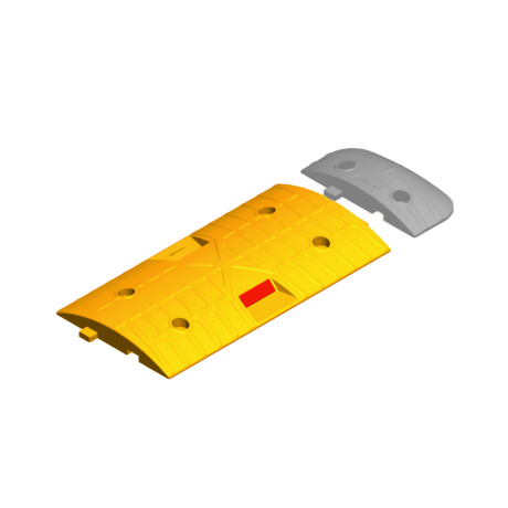 Limitator de viteza din PPC, inaltime 3.5cm, limitare 20km, culori alternative, cod 12120