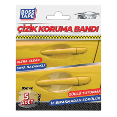 Benzi adezive de protectie impotriva zgarieturilor, transparente, 5 buc, 85 x 75mm