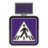 Indicator rutier solar cu leduri pentru semnalizararea trecerilor de pietoni