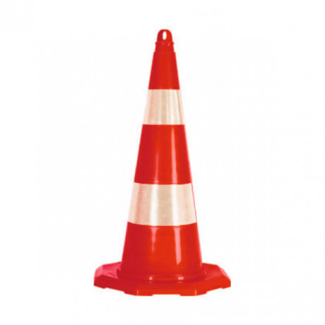 Con flexibil din TPE, inaltime 70cm, doua folii reflectorizante