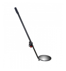 Oglinda de control auto, maner aluminiu, lanterna, diametru oglinda 22cm