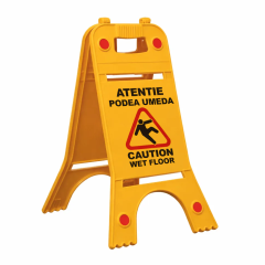 Indicator podea umeda, limba romana si engleza