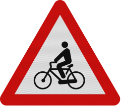 Biciclisti, Indicator rutier | Semn de circulatie