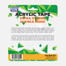 Bandă de montaj acrilică dublu-adezivă, transparentă, 10mm x 5m