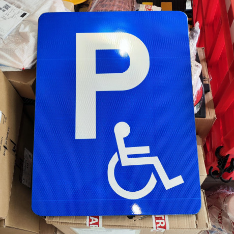 Parcare pentru persoane cu dizabilitati, handicap, G34h, Indicator rutier | Semn de circulatie