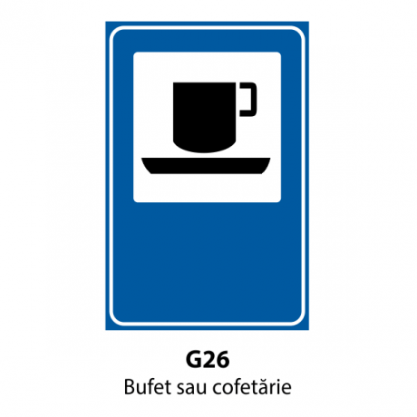 Bufet sau cofetarie, Indicator rutier | Semn de circulatie