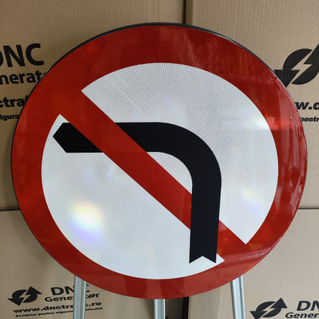 Interzis a vira la stanga, Indicator rutier | Semn de circulatie