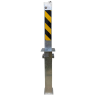 Blocator Parcare Telescopic Retractabil cu Cheie