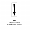 Sfarsitul zonei de actiune a indicatorului, Indicator rutier | Semn de circulatie