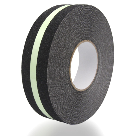 Banda antialunecare model fosforescent, rola 5cm x 25m
