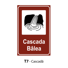 Cascada, Indicator rutier | Semn de circulatie