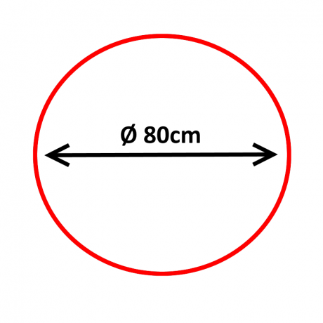 Oglinda Supraveghere 360 grade diametru 80 cm, cerc full