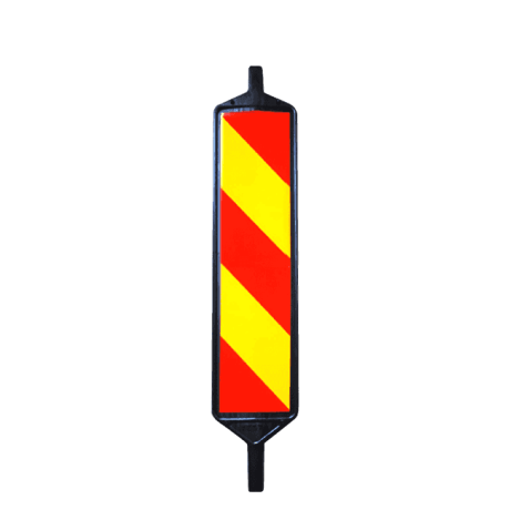 Baliză din PVC 25 x 100cm, direcțională stânga/dreapta, folie CLASA 2, fără SUPORT