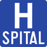 Spital, Indicator rutier | Semn de circulatie