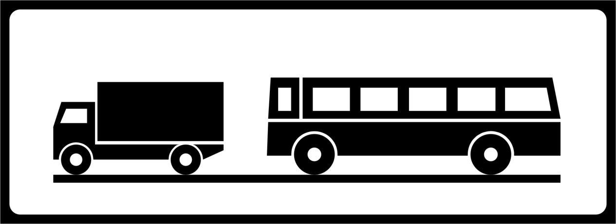 Categoriile de autovehicule care trebuie sa respecte semnificatia indicatorului, Indicator rutier | Semn de circulatie