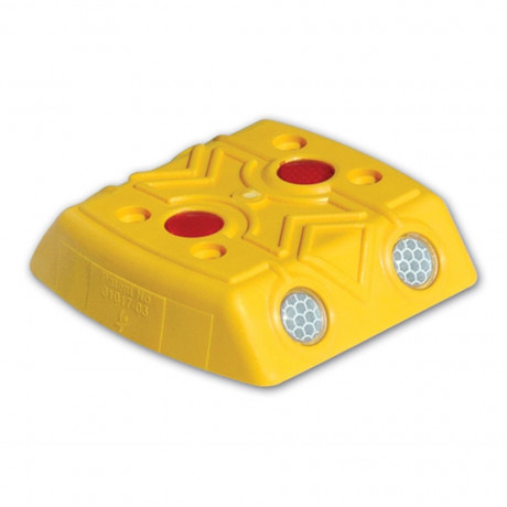 Buton rutier galben din PPC, model 12002