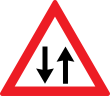 Circulatie in ambele sensuri A31, Indicator rutier | Semn de circulatie