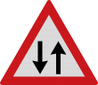 Circulatie in ambele sensuri A31, Indicator rutier | Semn de circulatie
