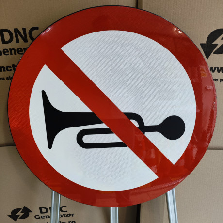 Claxonarea interzisa, Indicator rutier | Semn de circulatie