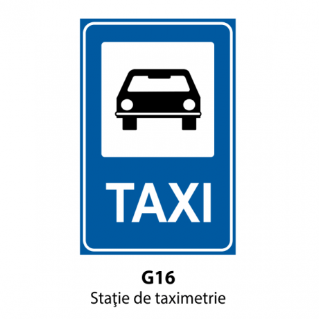 Statie de taximetrie, Indicator rutier | Semn de circulatie