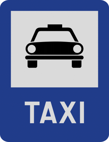 Statie de taximetrie, Indicator rutier | Semn de circulatie