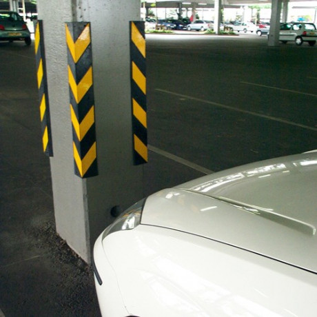 Coltar Cauciuc Protectie Perete Parcare, 10x80cm