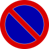 Stationarea interzisa C38, Indicator rutier | Semn de circulatie