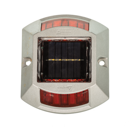 Buton rutier reflectorizant solar pentru drum – marker rutier LED