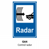Control radar, Indicator rutier | Semn de circulatie