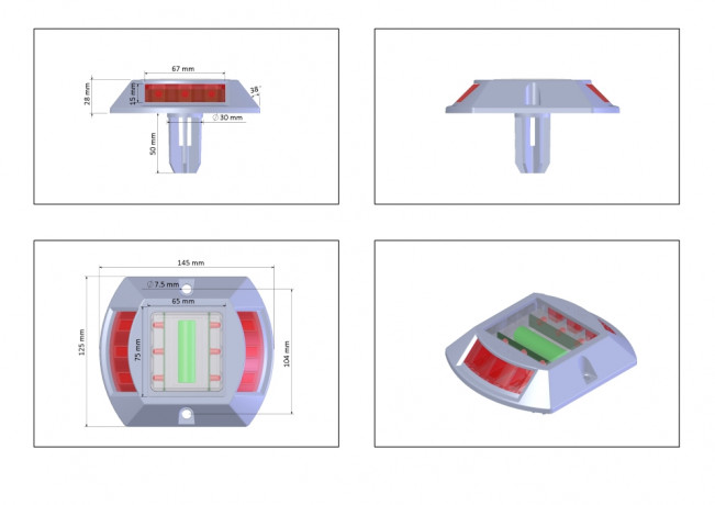 Buton Marker Stradal Solar