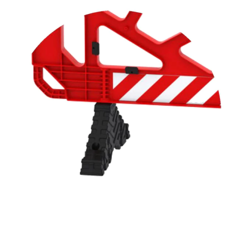 Bariera Modulara pentru Semnalizare Lucrari, 1.5m x 1m, 12.5 kg, ROSU, Buget