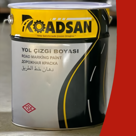 Vopsea pentru marcare rutiera, 25kg, ROSU