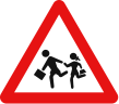 Copii, Indicator rutier | Semn de circulatie
