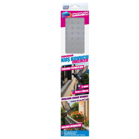 Țepi anti-păsări, set 2 bucăți, lungime 40 cm – soluție eficientă împotriva păsărilor