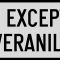 Cu exceptia riveranilor 60x20cm, Indicator rutier | Semn de circulatie