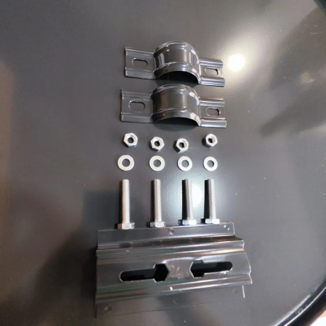 SET Surub, piulita, saiba plata x 4 buc., M8, pentru montaj indicatoare rutiere