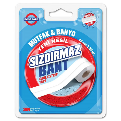 Banda adeziva etansare, waterproof, alba, 22mm x 3.35m, adeziv 3M