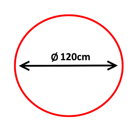 Oglinda de Securitate, diametru 120 cm, cerc full, vizibilitate 360 grade ***