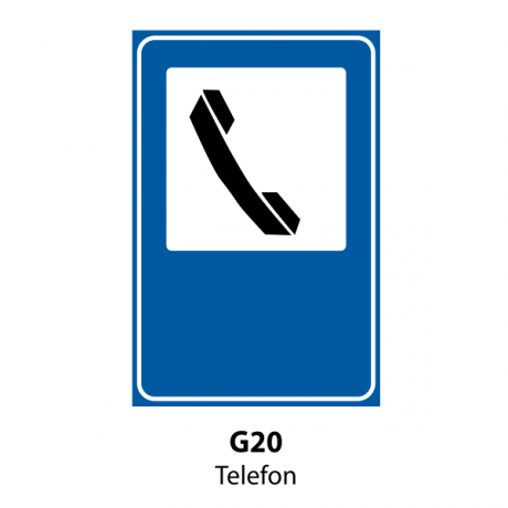 Telefon, Indicator rutier | Semn de circulatie