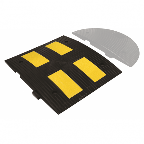 Limitator de viteza din cauciuc, inaltime 4.5cm, limitare 20km, cod 12108