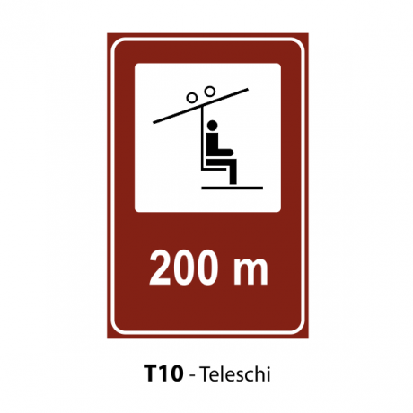 Teleschi, Indicator rutier | Semn de circulatie
