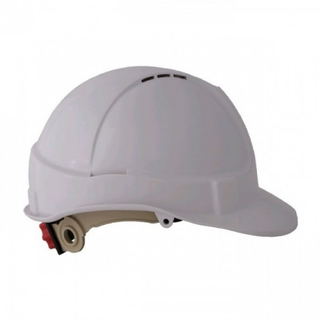 Casca de protectie cu rotita, alb