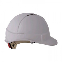 Casca de protectie cu rotita, alb