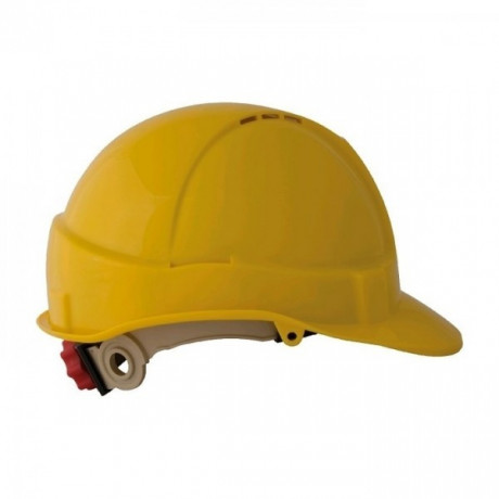 Casca de protectie cu rotita, galben