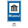 Muzeu, Indicator rutier | Semn de circulatie