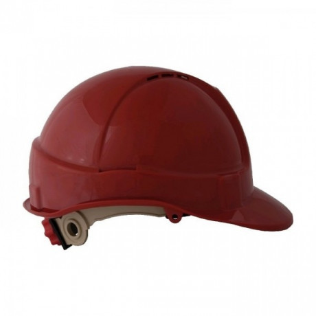 Casca de protectie cu rotita, rosu